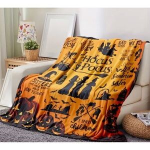 Throw Blanket SMALL CHILD/PET SIZE Hocus Pocus Sanderson Sisters Witch Halloween